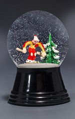 Downhill Skier - Small<br> Vienna Snow Globe